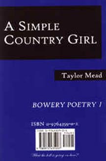 cover art of Taylor Mead's A Simple Country Girl