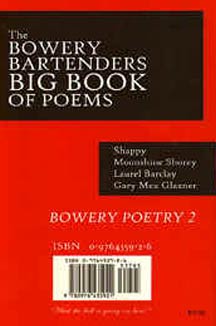 cover art of The Bowery Bartenders Big Book of Poems