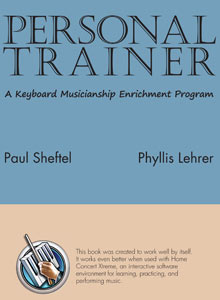 cover art of Paul Sheftel's and Phyllis Lehrer's Personal Trainer: A Keyboard Musicianship Enrichment Program series